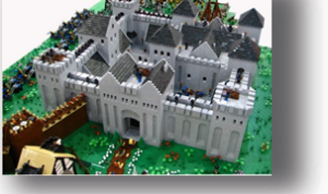 Castle made of legos