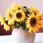 a sunflower bouquet